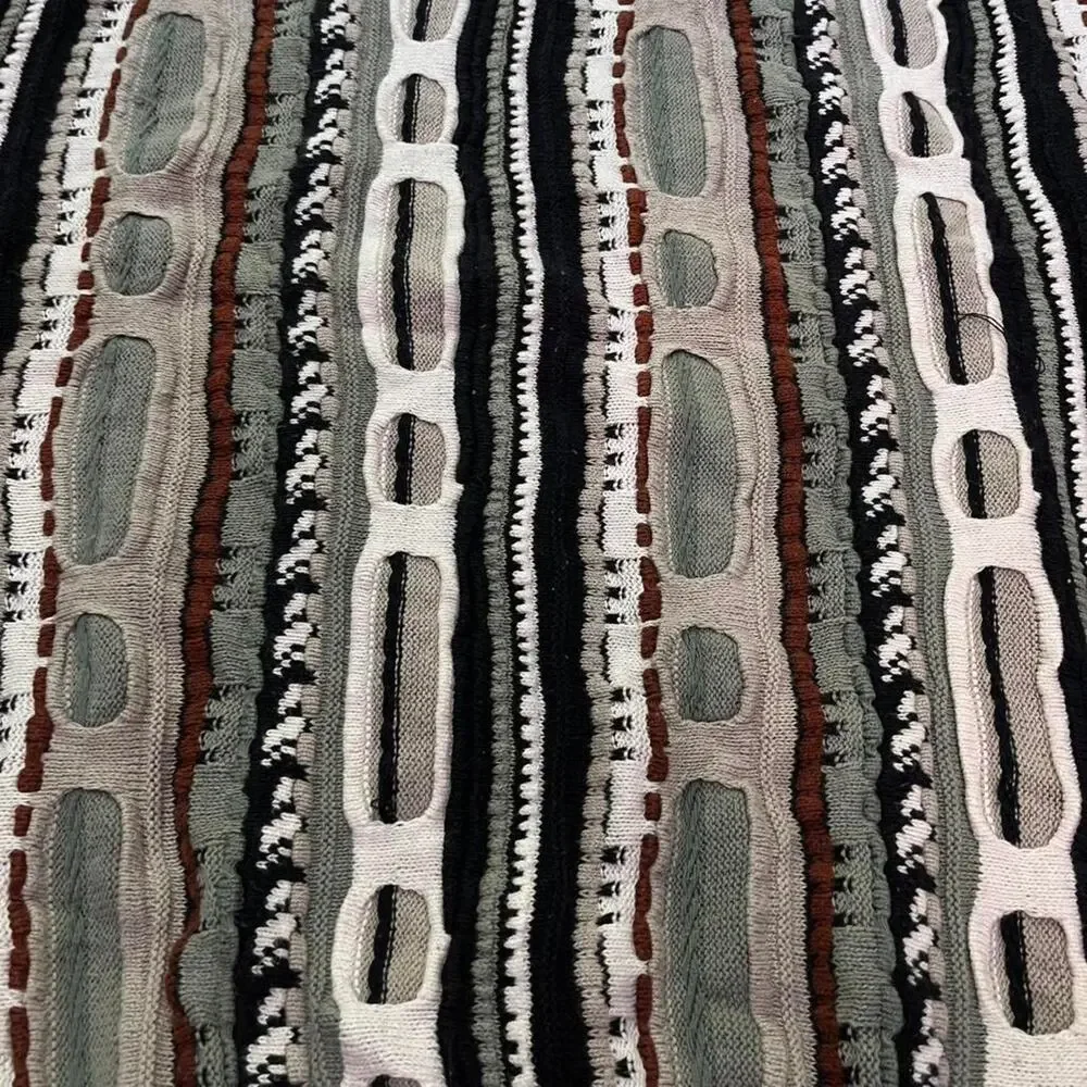 Coogi Original Style American Priority USA Green Cotton Sweater XXL Quiet Luxury - Picture 4 of 8